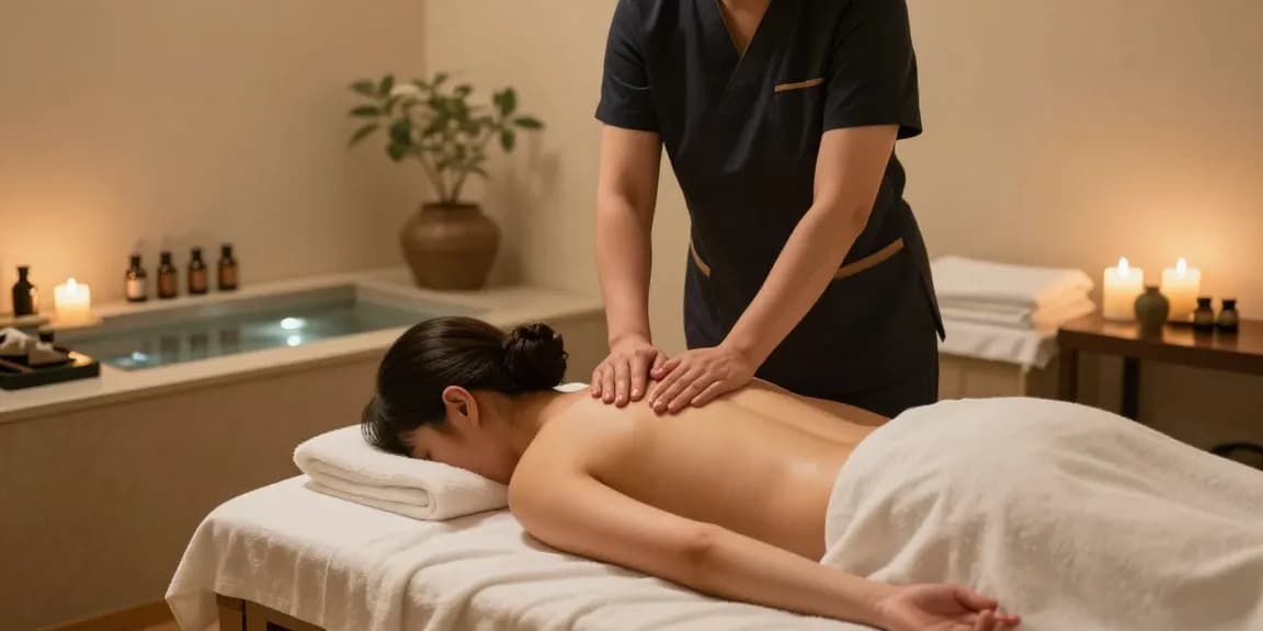 Experience a soothing 서울출장마사지 in a tranquil spa setting