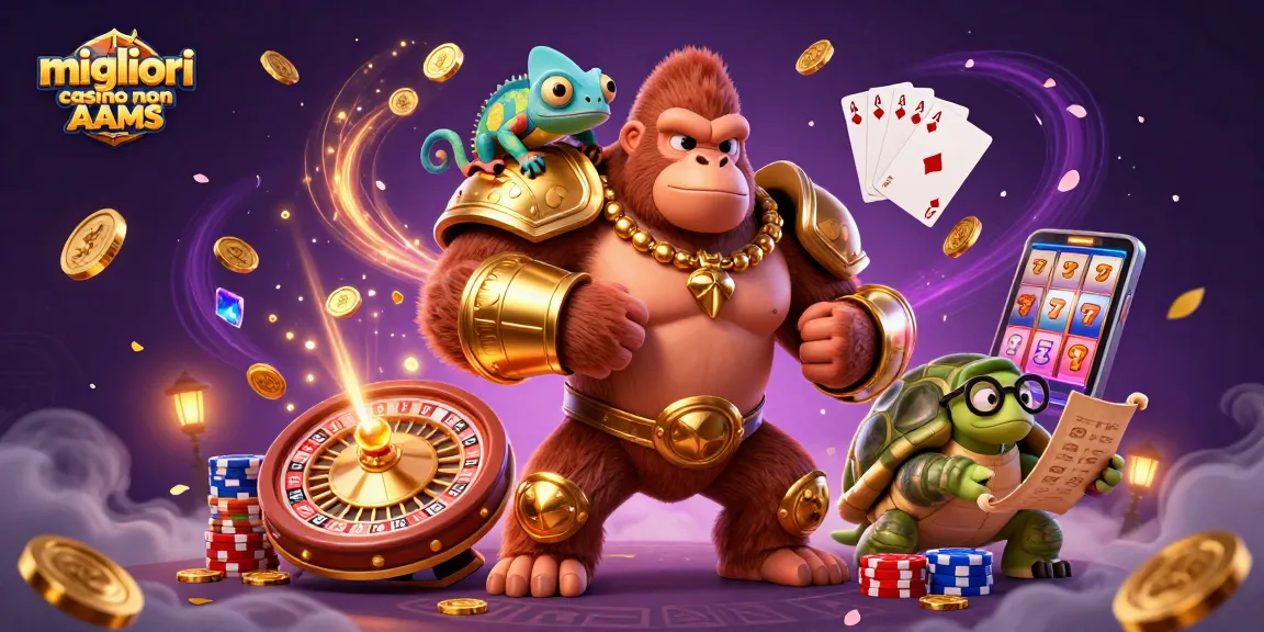 Vinci nei migliori casino non AAMS con giochi emozionanti e bonus esclusivi.