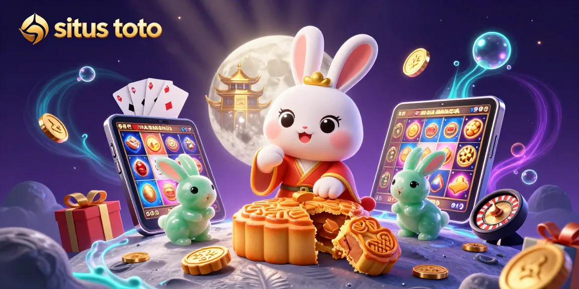 Engage with the exciting world of situs toto through a vibrant 3D casino illustration, showcasing winning elements.