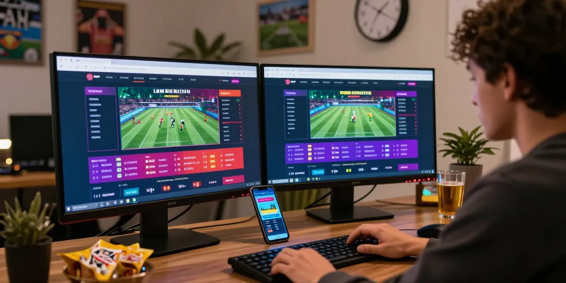 Pengguna coloksgp login sedang menggunakan komputer dengan antarmuka taruhan online terlihat jelas di layar.