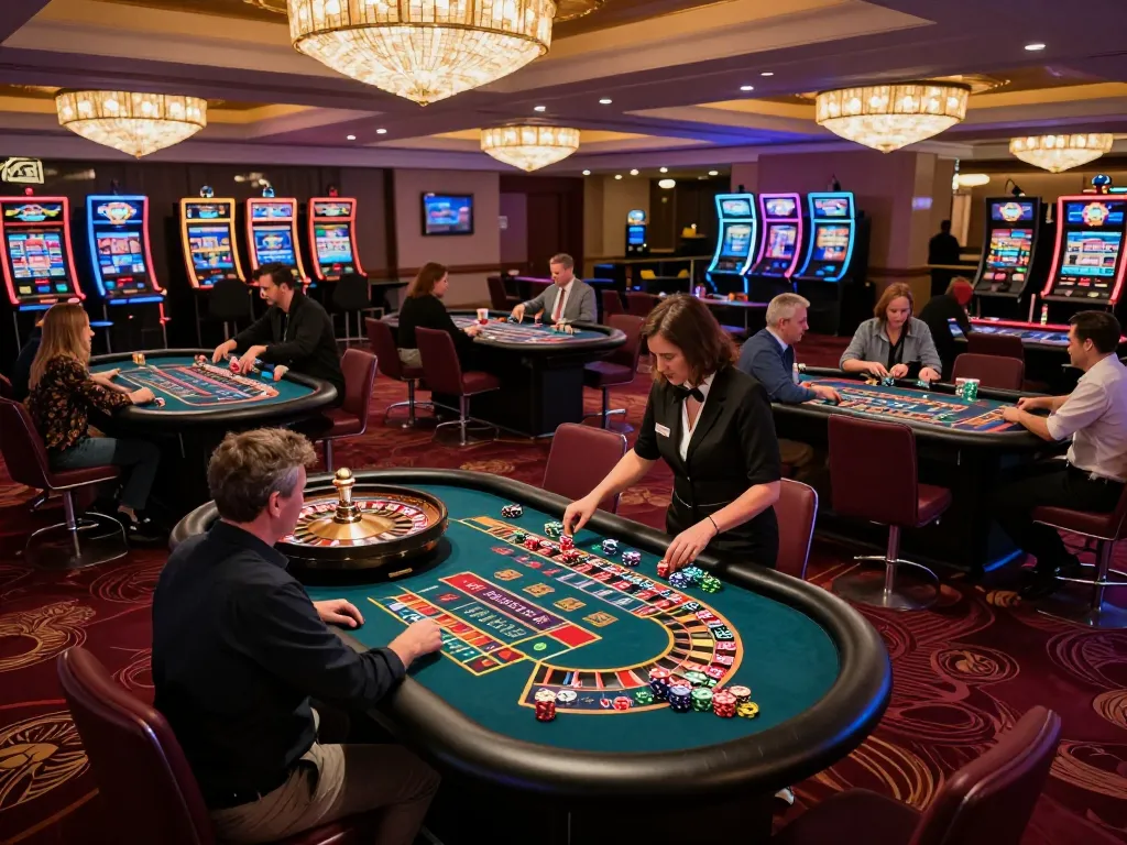 sc88 trang chủ roulette excitement with players engaged and croupier spinning wheel
