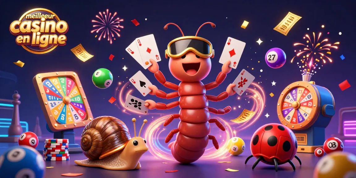 Visuel vibrant du meilleur casino en ligne, offrant une expérience ludique exceptionnelle, remplie de jeux et d'animations dynamiques.