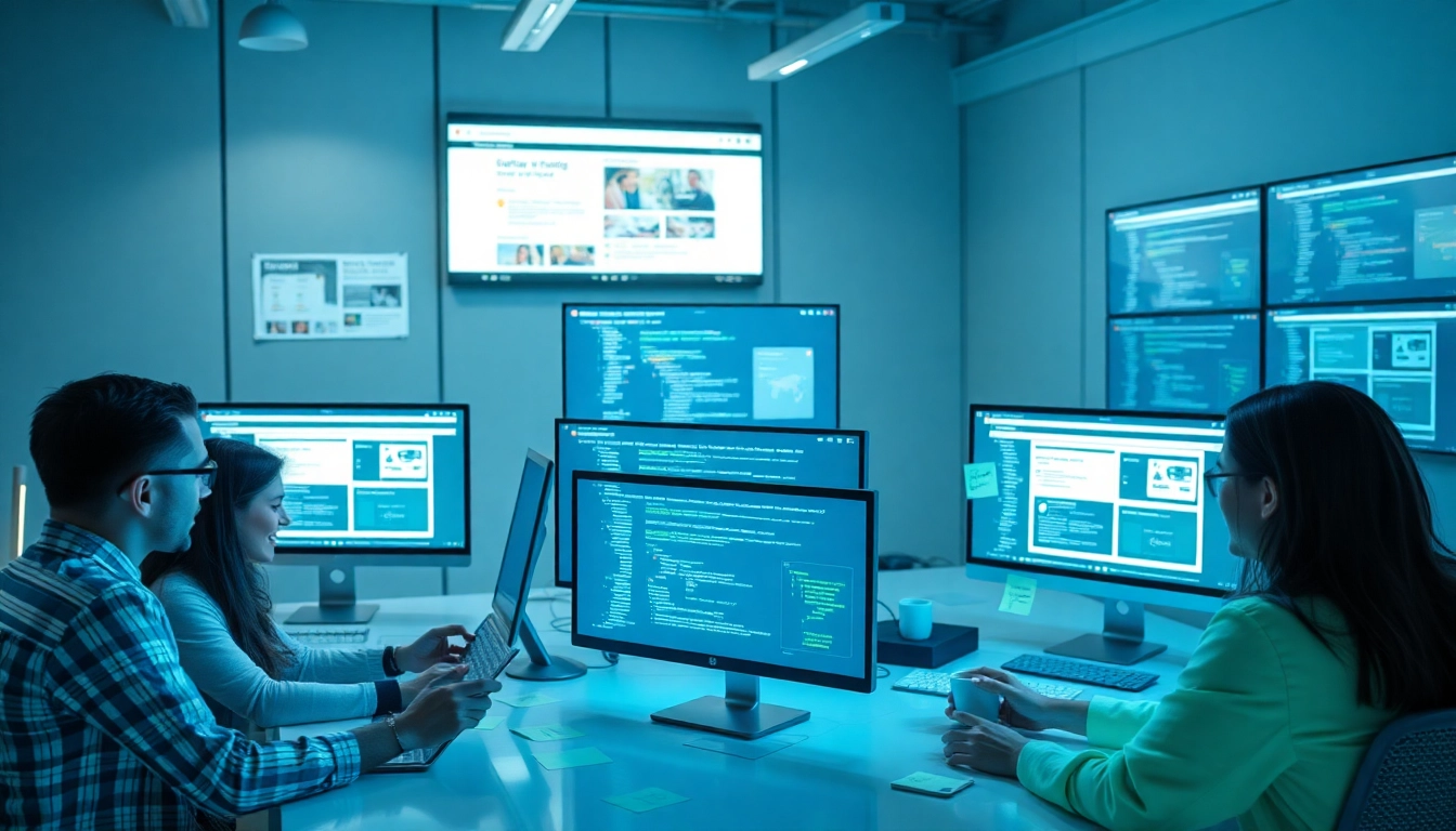 Custom web design teamwork at MIMA, showcasing thiết kế website theo yêu cầu.
