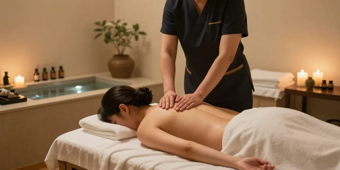 Experience a soothing 서울출장마사지 in a tranquil spa setting