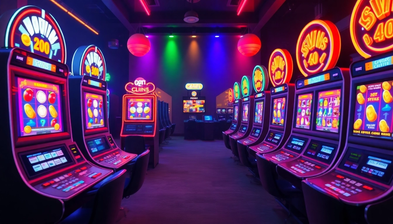 Bermain slot 50 perak dengan antusiasme di ruang permainan digital yang cerah dan berenergi.