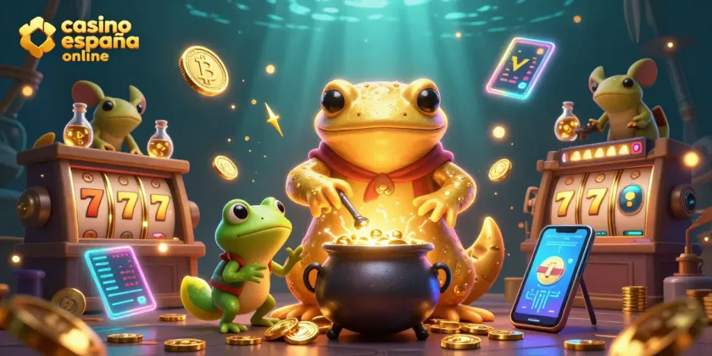 Disfruta del casino España online con un emocionante laboratorio mágico lleno de oro y diversión.