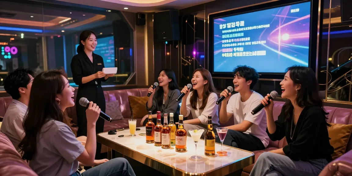 Experience premium entertainment at https://www.gangnamtune.com/ with friends in a lively karaoke room.