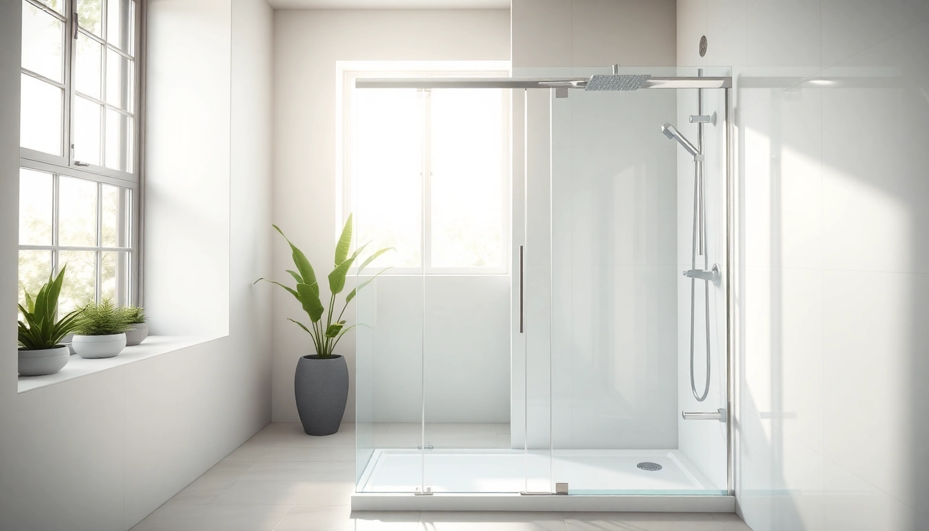 Genießen Sie die sonni Duschkabine in einem eleganten Badezimmer mit modernem Design.
