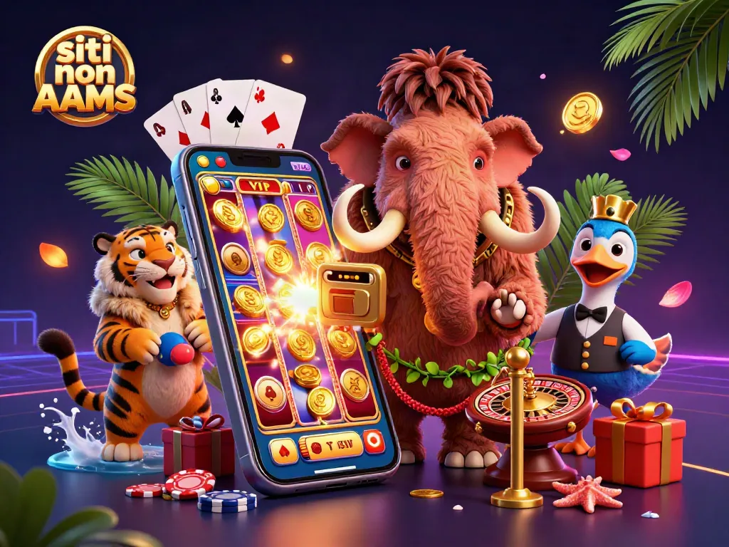 Gioca nei siti non AAMS con un mammut bouncer, un tigre VIP e un portiere dodo tra elementi di casinò.
