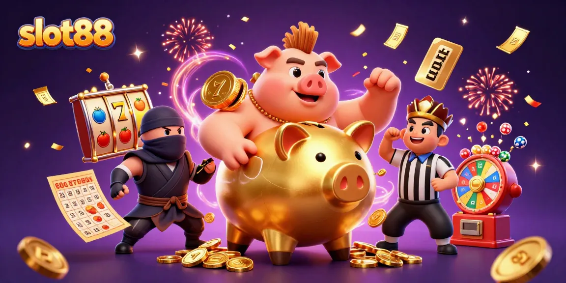 Experience the excitement of slot88 with dynamic casino elements and engaging characters in action.