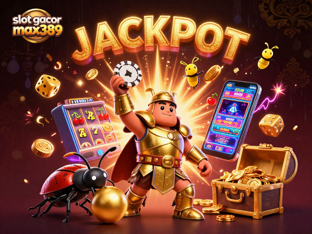 Menggenggam kemenangan dengan slot gacor max389, kepiting hercules menang dalam kasino 3D