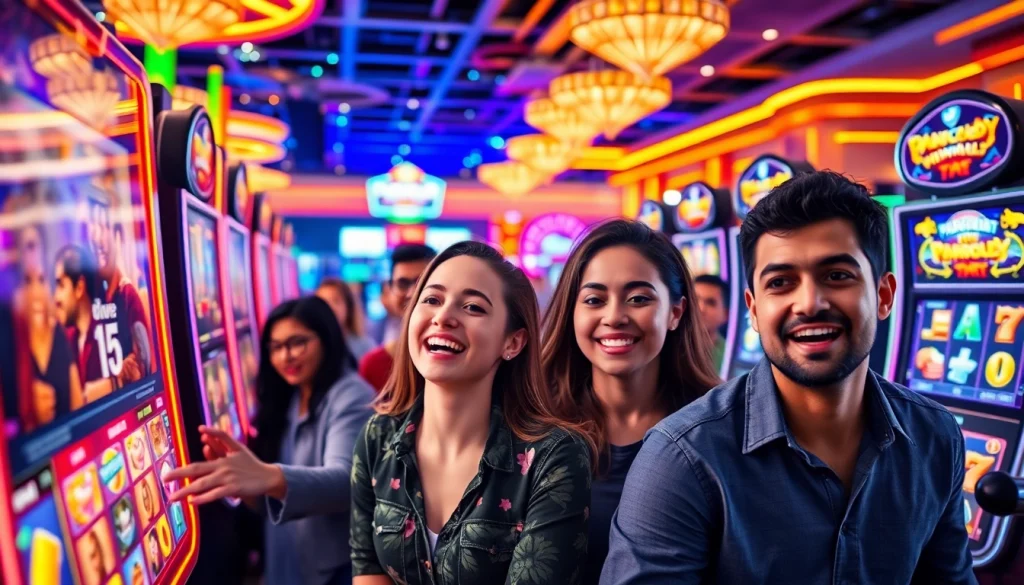 Mainkan pengalaman pakde4d slot dengan pemain yang antusias di kasino digital yang penuh warna.