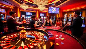 Experience the thrill of 12bet with vibrant casino excitement and elegant players.