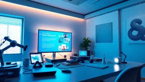 Nano Banana AI image editor interface showcasing innovative photo editing and image generation technology in a modern workspace.