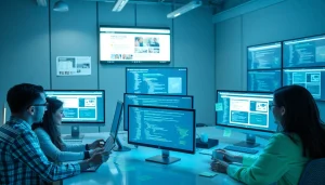 Custom web design teamwork at MIMA, showcasing thiết kế website theo yêu cầu.