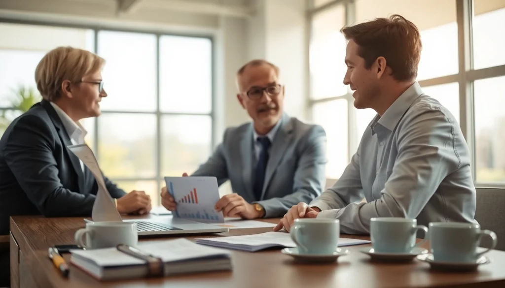 신용카드 현금화 전략을 논의하는 상담 모습