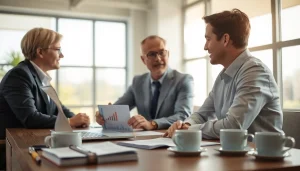 신용카드 현금화 전략을 논의하는 상담 모습