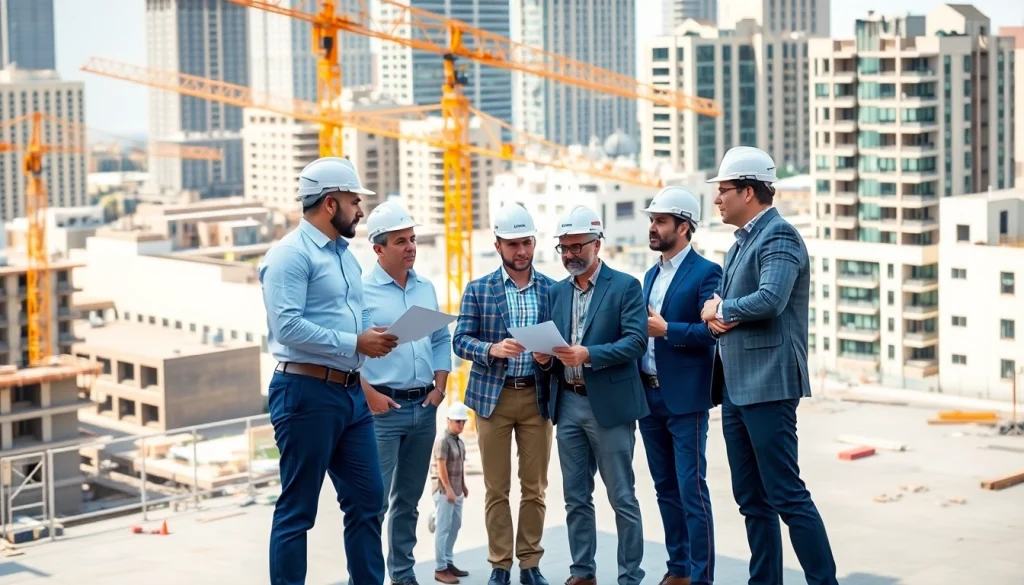 Southern California contractors association members working collaboratively on construction projects.