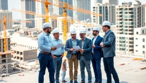 Southern California contractors association members working collaboratively on construction projects.