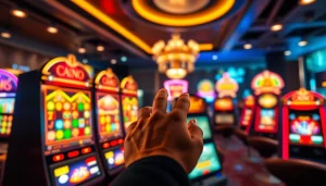 Walettoto slot games interface with vibrant graphics and user interaction.