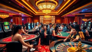 Experience the thrill of gaming at trang chủ 789club with vibrant casino visuals and engaging players.