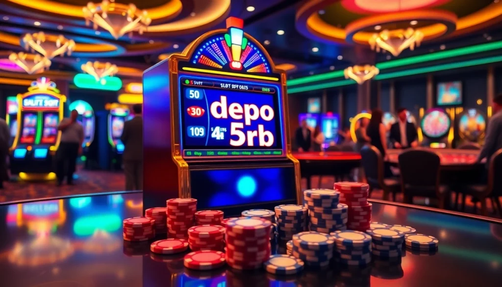 Experience thrilling wins at the slot depo 5rb with exciting games and vibrant casino atmosphere.