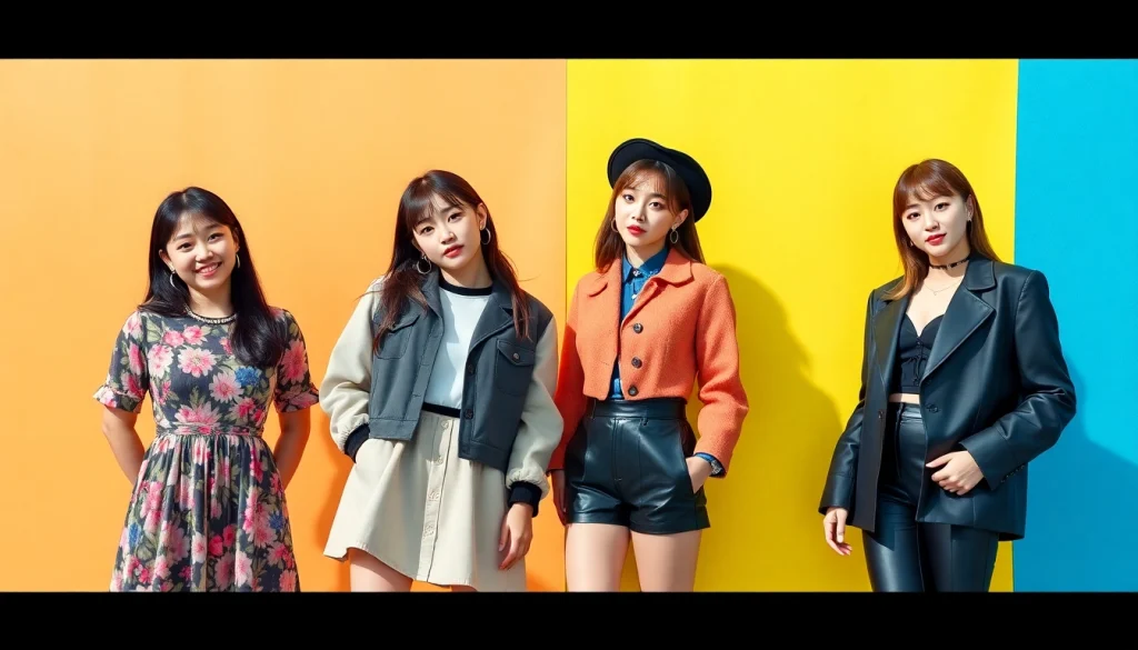 Creative display of blackpink members emphasizing their unique styles and personalities.