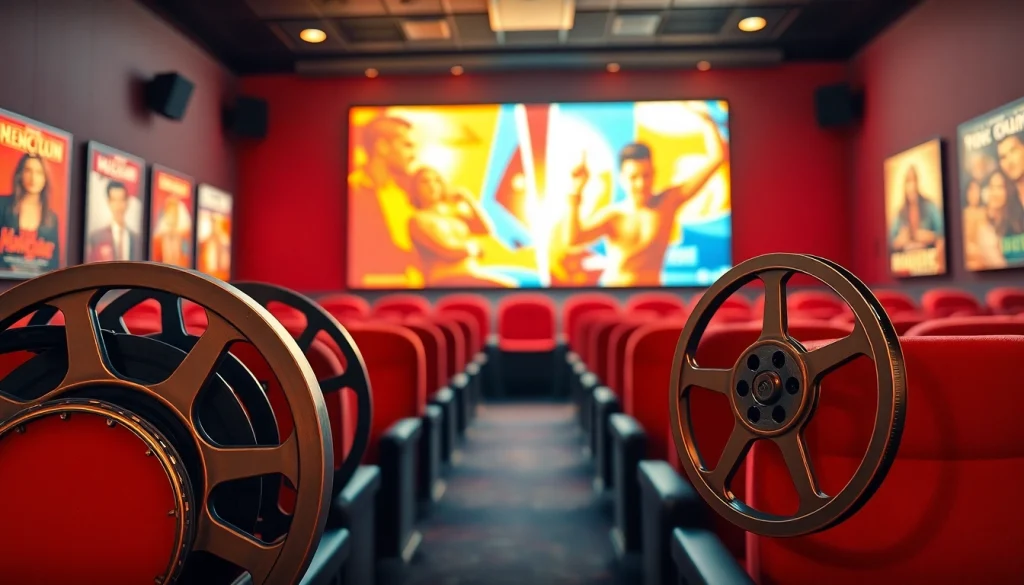 ดูหนัง สนุกสนานในโรงภาพยนตร์ที่มีภาพยนตร์หลากหลายเรื่องและบรรยากาศทันสมัย