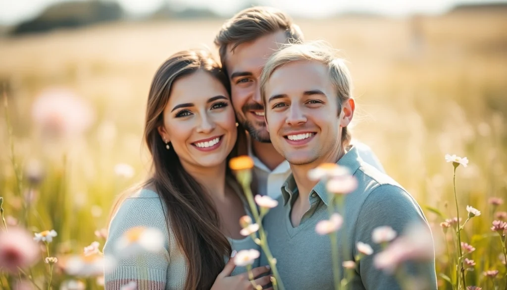 Showcase Light & airy photography of a joyful couple in a sunlit meadow, capturing their love and happiness.