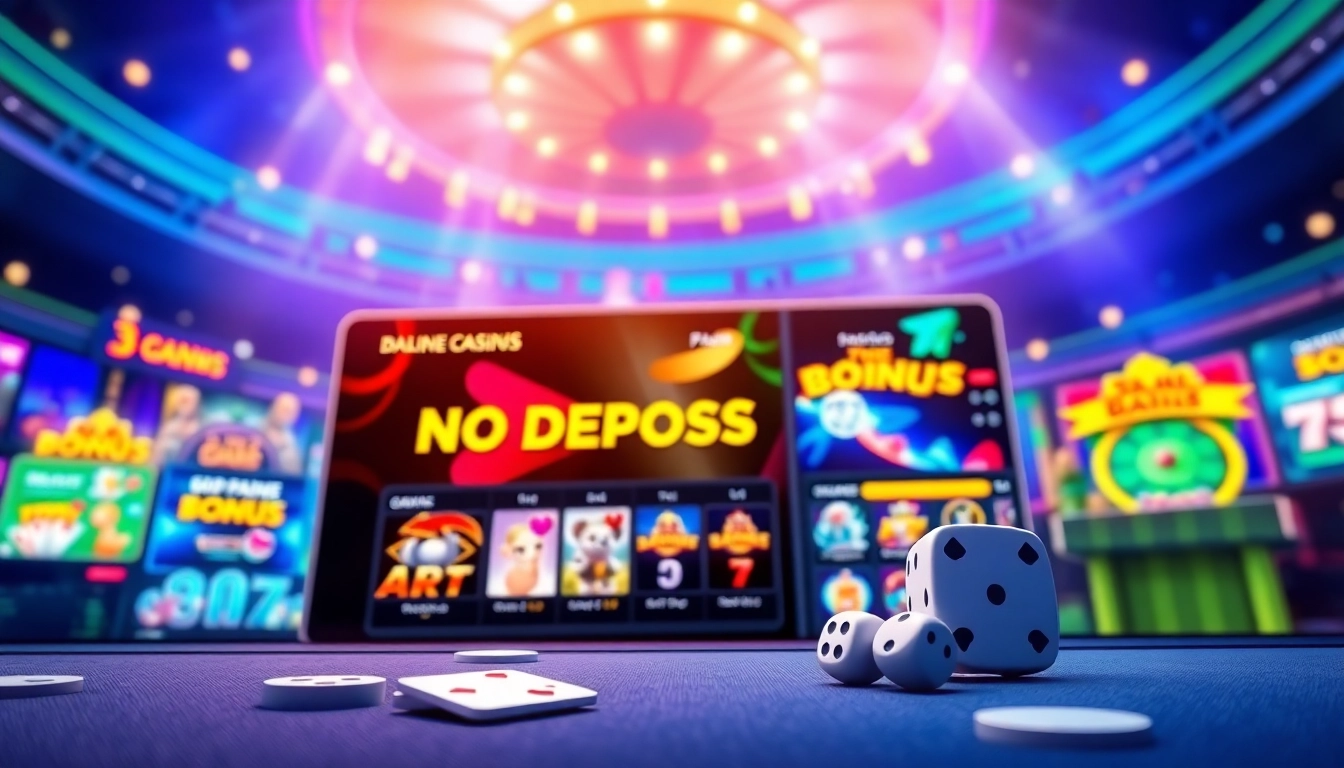 Banner for casino bonus ohne einzahlung neu showcasing exciting offers in a modern casino setting.