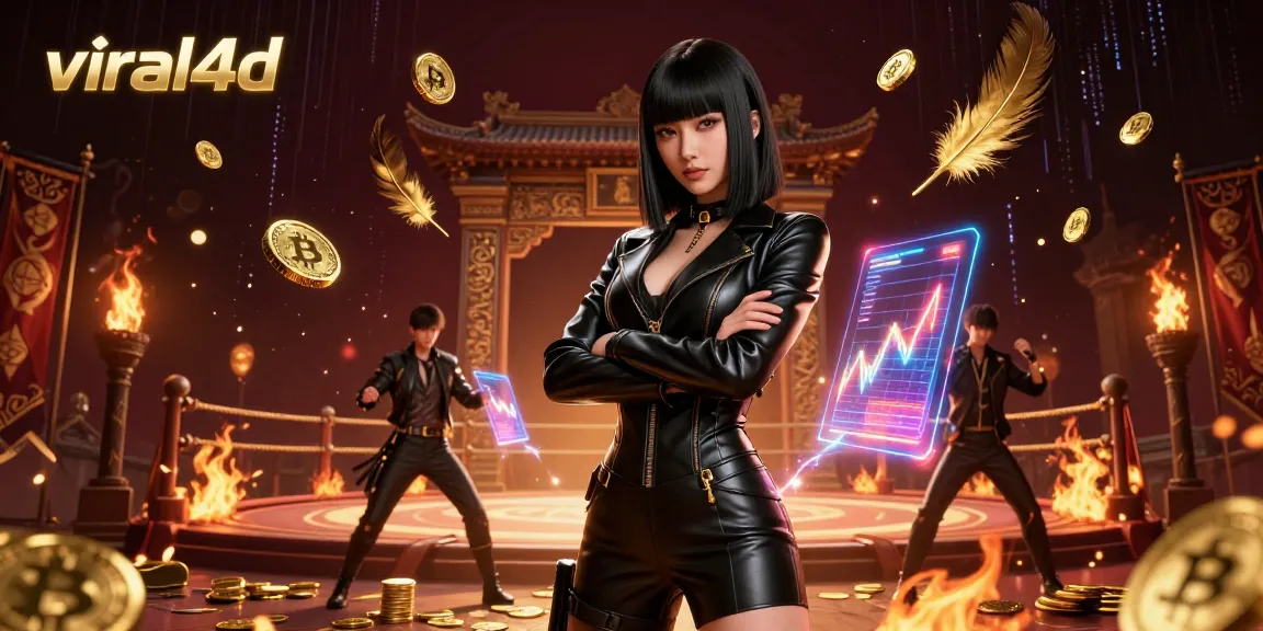 Experience thrilling gaming with viral4d as dynamic gold tokens and characters electrify the scene.