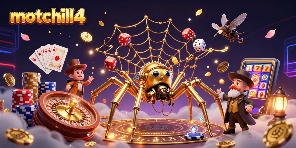 Engage with the rich visuals of motchill4's online casino world featuring dynamic gambling elements.