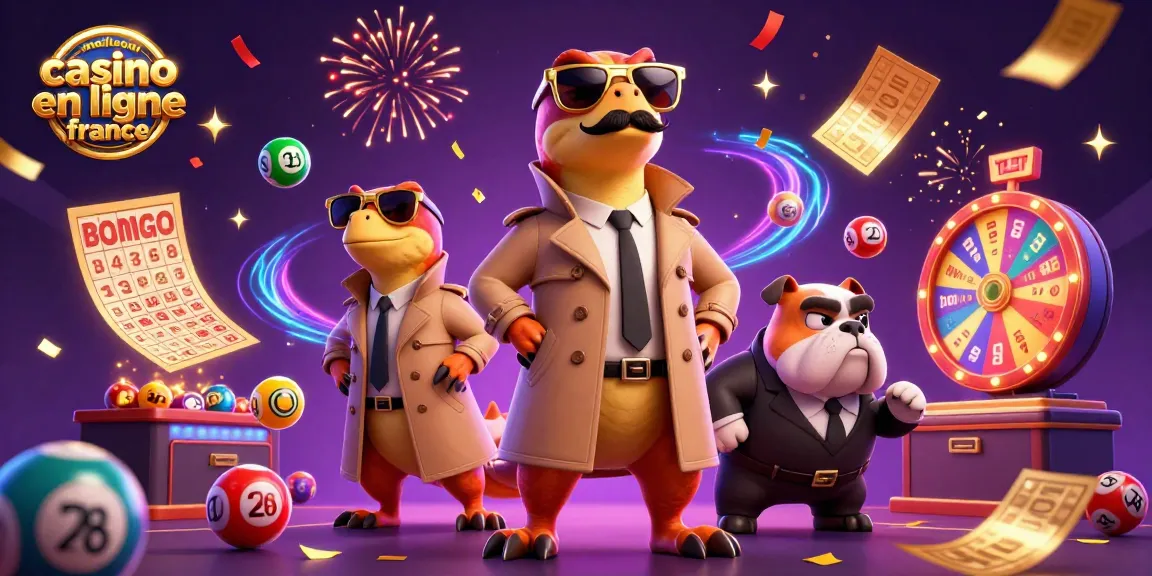 Image illustrant le meilleur casino en ligne en France avec des raptors déguisés, créant une ambiance festive.